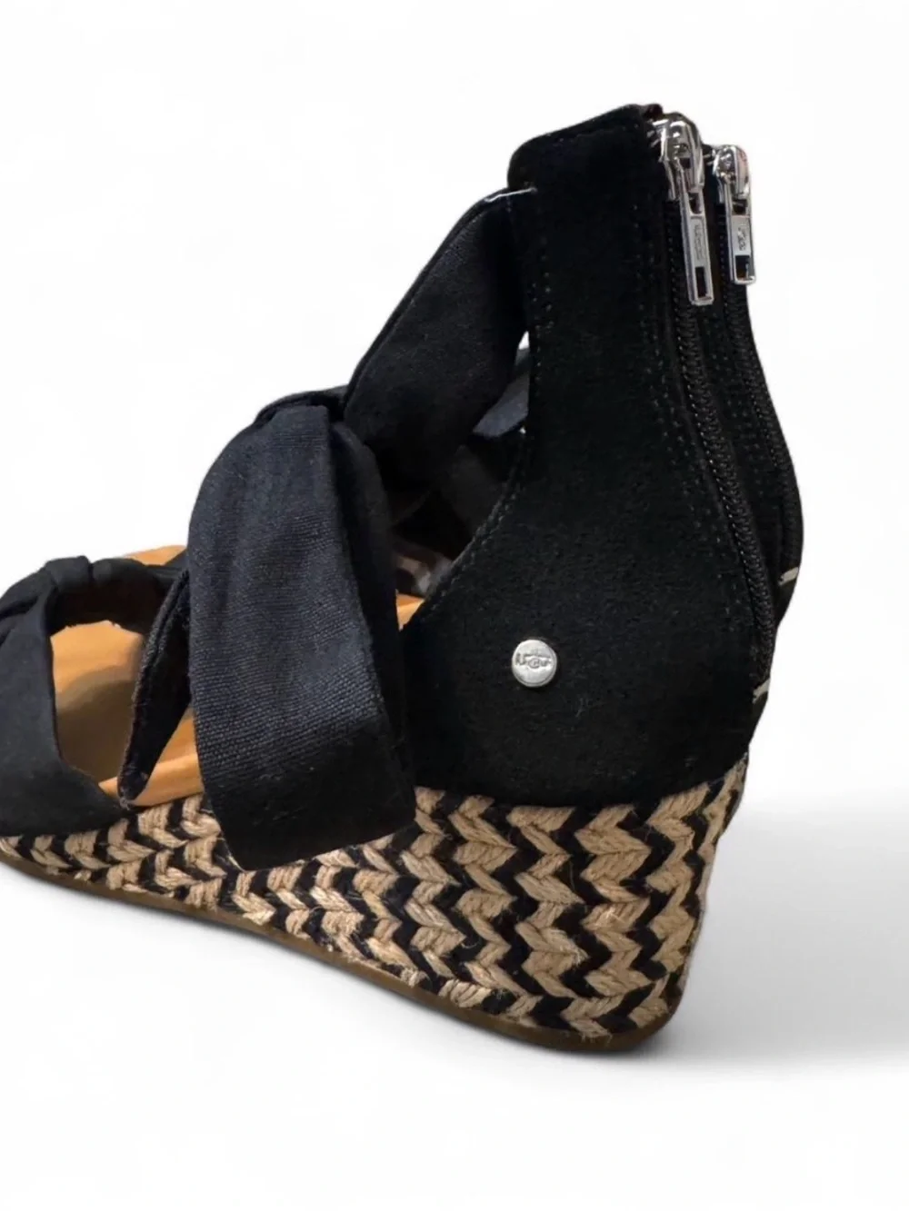 UGG Yarrow Espadrille Wedge Sandals Size- 9.5